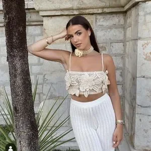 Haut Femme Boléro Beige Zara Taille M - Crochet En Coton Et Acrylique - Occasion TB